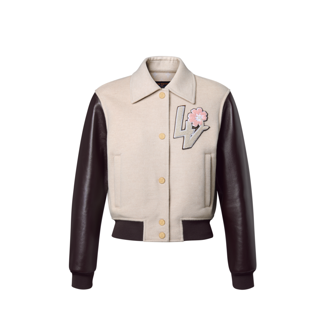 ヌーヴォー シグネチャーパッチ バーシティジャケット ｜ルイ